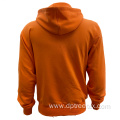 Custom Men's Embroidery Logo Distressed Hem Pullover Hoodies